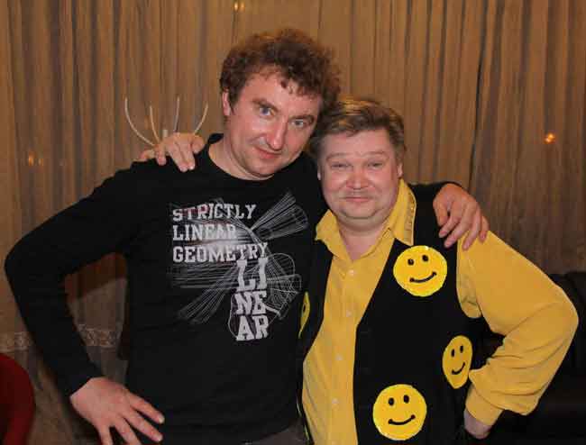В концертном зале "Мир".С Николаем Бандуриным, 2009 год.